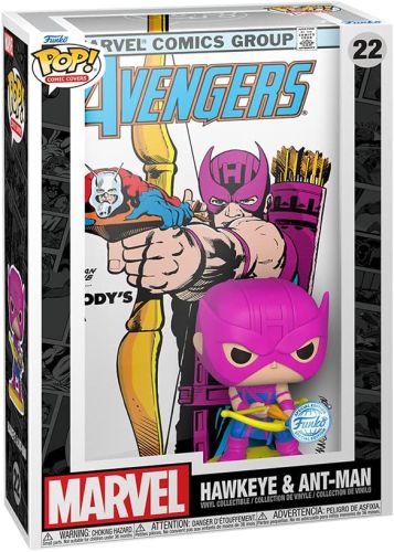 Funko POP! Portada del cómic: Marvel Avengers -Hawkeye y Ant Man; Caja Dañada; 99999900289664; 14