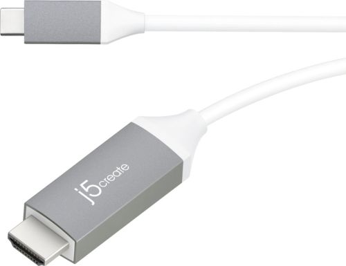 Cable USB-C a HDMI j5create Gris 4K, Caja Dañada, 1.2, 99999900279759