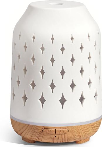 Difusor de aromaterapia de cerámica de 5.1 fl oz; Caja Dañada; 99999900291549; 1.4