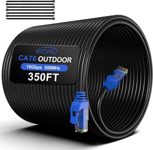 Cable Ethernet Cat6 Para Exteriores de 350 ft, Sin Empaque, 99999900279391, 9.2