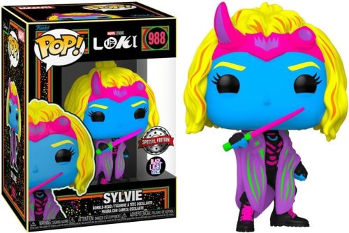 Funko Pop Marvel Loki Sylvie Luz negra, Caja Dañada, 14, 99999900260828