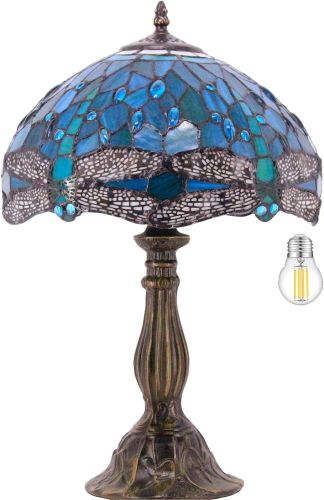 Lámpara de Mesa Tiffany WerFactory Libélula , Caja Dañada, 99999900281604, 2.2