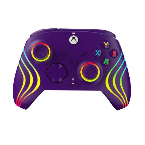 Xbox Series X|S & PC Purple Afterglow Wave Wired Controller, Caja dañada, 8-3, 99999900250798