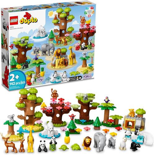 LEGO DUPLO 10975 - Juguete de animales salvajes del mundo, Caja dañada, 14, 99999900251375