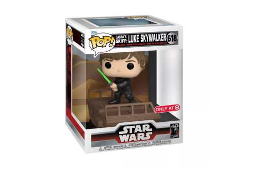 Funko Pop Star Wars Luke Skywalker Jabba, Caja Dañada, 99999900263891, 14
