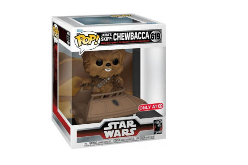 Funko Pop Star Wars Jabba's Skiff Chewbacca, Caja Dañada, 99999900289840, 14