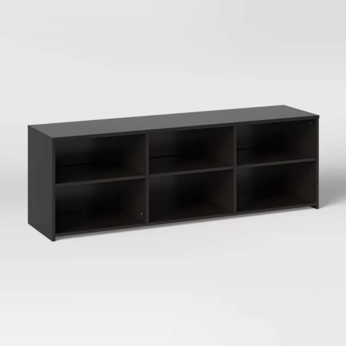 Mueble Con Almacenamiento Para TV Negro Room Essentials, Sin Empaque, Golpe en una Equina y Borde, 99999900296167, 15