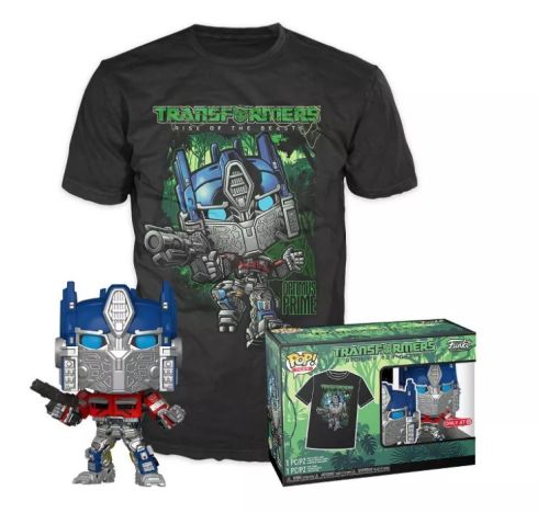 Funko Pop y Camiseta Transformers Optimus Prime Talla XL; Caja Dañada; 99999900278990; 14