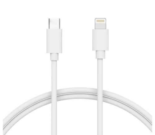 Cable USB-C Lightning iPhone iPad, Color Blanco 4 pies, 05206-M; Caja Dañada; 99999900267849; 1.3