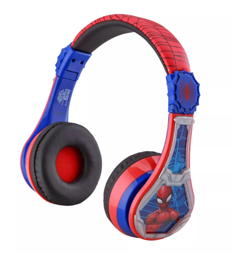 eKids Spider-Man 3 Bluetooth Wireless Headphones, Caja dañada, 8-3, 99999900258224