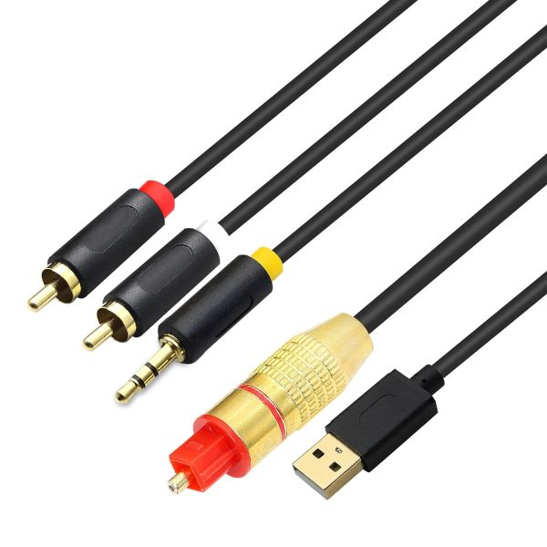 Que es un cable Digital Óptico - Cable de audio - (s/pdif) como conectarlo  