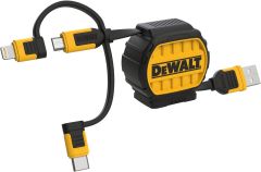 Cable de carga DEWALT  múltiple retráctil 3 en 1, en forma de cinta métrica; Caja Dañada; 99999900291999; 1.3