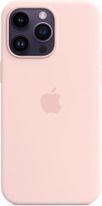 Apple Funda de silicona para iPhone 14 Pro Max con MagSafe - Rosa tiza, Caja dañada, 1-2, 99999900245893