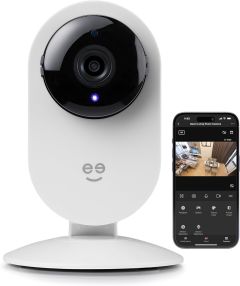 Cámara de seguridad para interiores, video de 1080p, compatible con Alexa, Google Home; Rayones mínimos no captados por la cámara; Sin Empaque; 99999900275591; 1.3