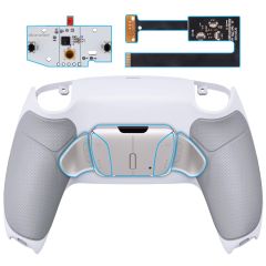 Carcasa trasera rediseñada blanca, placa de actualización, 4 botones traseros para controlador PS5; Caja Dañada; 99999900285681; 1.3