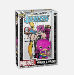 Funko POP! Cubierta de cómic: Marvel - Ojo de Halcón y Antman, Caja dañada, 14, 99999900255510