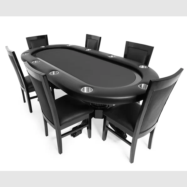  Construye tu propio Gamuza de las mesas de poker 8 'Mesa de  póquer Building Kit personalizable con estándar vinilo velocidad Color  negro, Negro : Juguetes y Juegos